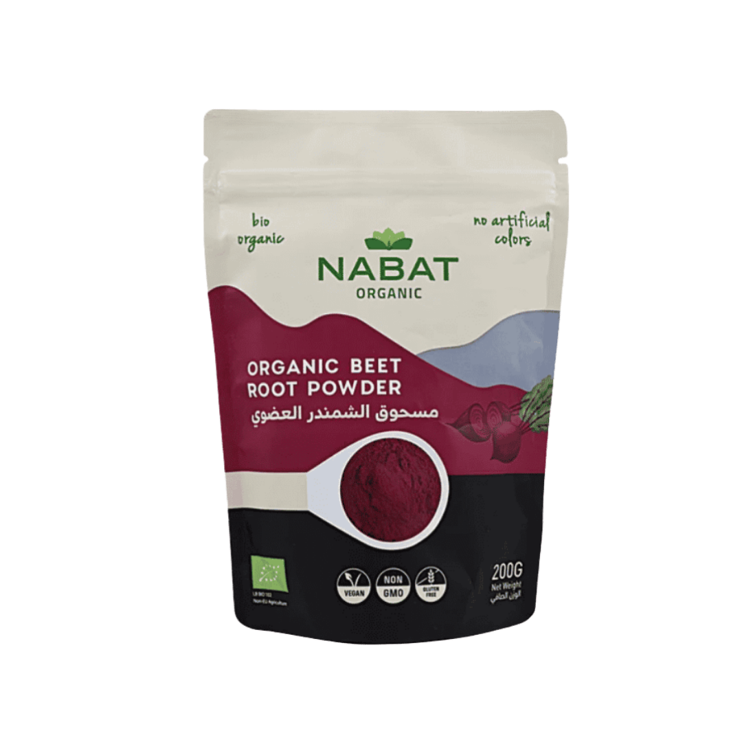 NABAT ORGANIC Beet Root Powder - 200g | نبات مسحوق الشمندر العضوي - 200غ