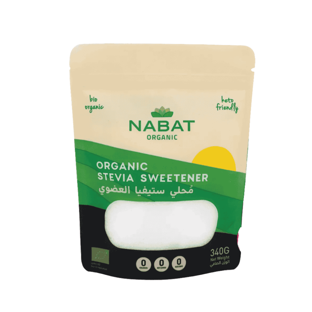 NABAT ORGANIC Stevia Sweetener - 340g | نبات محلي ستيفيا عضوي - 340غ