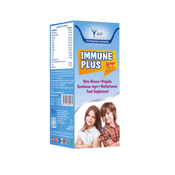 King Cup Immune Plus Syrup - 150ml | كينج كب شراب إيميون بلس - 150مل