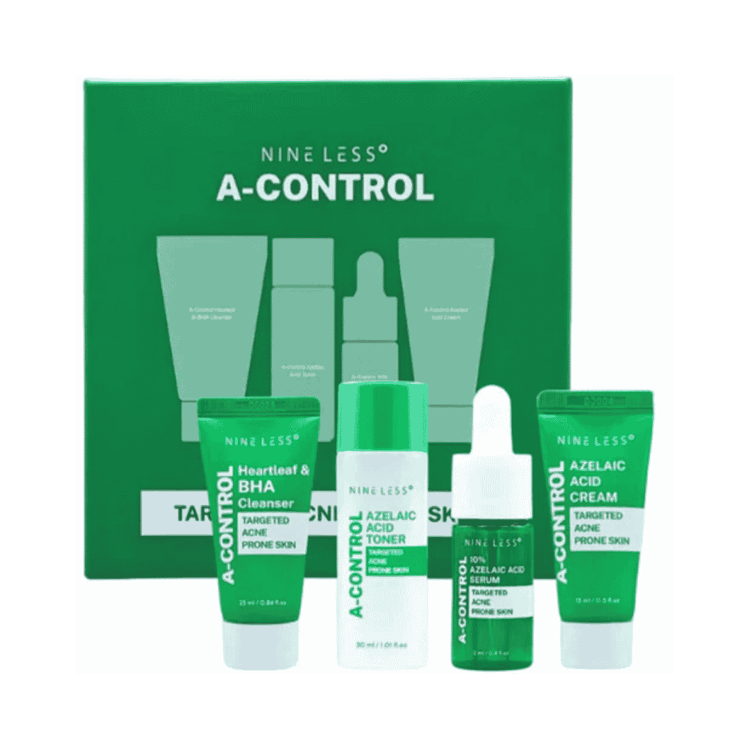 NINE LESS A-Control targeted acne prone skin | ناين ليس مجموعة للبشرة المعرضة لحب الشباب
