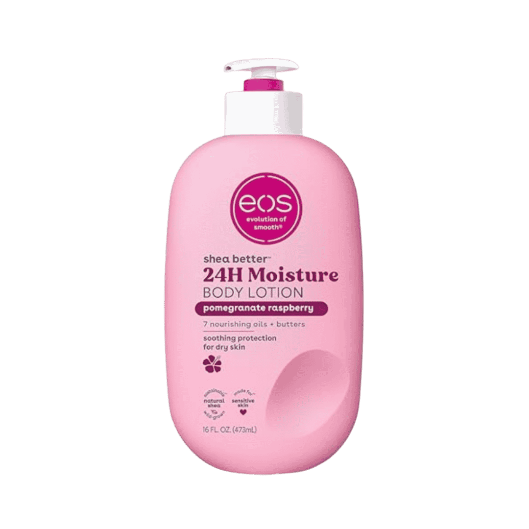 eos Shea Better Body Lotion Pomegranate Raspberry - 473ml | اي او اس لوشن الجسم بالرمان والتوت - 473 مل