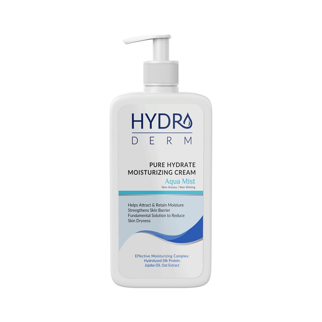 HYDRODERM Pure Hydrate Moisturizing Cream Aqua Mist - 500ml | هيدروديرم كريم ترطيب بيور هيدرات - 500مل