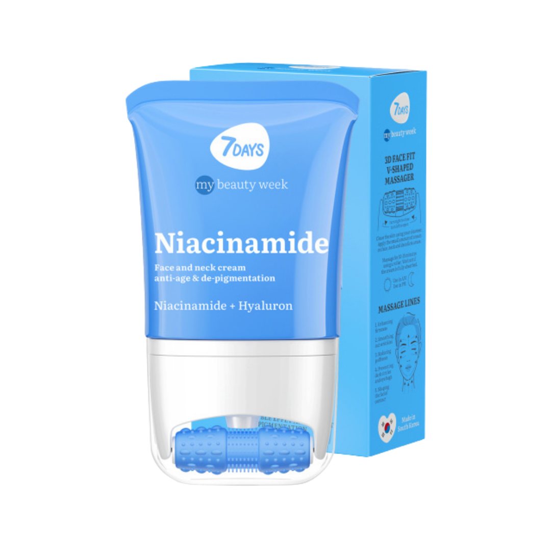 7DAYS Niacinamide Face & Neck Anti-Age Anti-Aging Cream for Face & Neck - 80ml | 7 دايز ماي بيوتي ويك كريم  مضاد للتقدم بالعمر والتصبغات - 80 مل