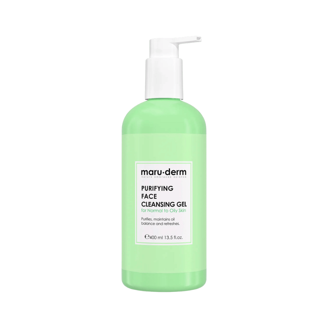 maru.derm purifying face cleansing gel normal to oily skin - 400ml | مارو ديرم غسول جل منقي للبشرة العادية للدهنية - 400 مل
