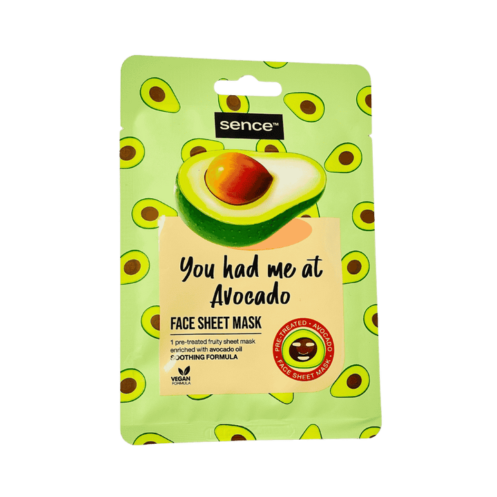 Sence Beauty You Had Me At Avocado Face Sheet Mask - 20ml | سينس بيوتي ماسك ورقي للوجه - 20 مل