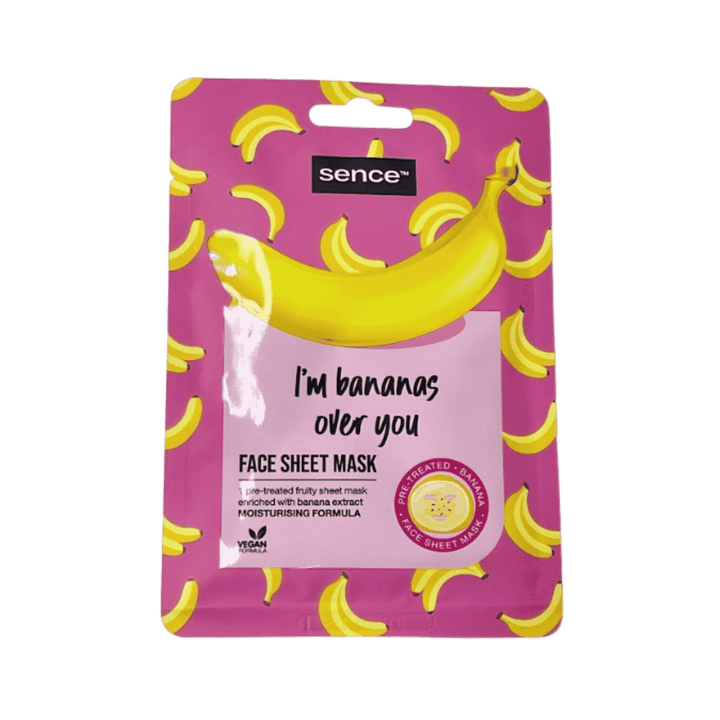 Sence Beauty I'm Bananas Over You - 20ml | سينس بيوتي ماسك ورقي للوجه - 20 مل