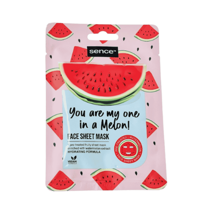 Sence Beauty You Are My One In A Melon! - 20ml | سينس بيوتي ماسك ورقي للوجه بالبطيخ - 20 مل