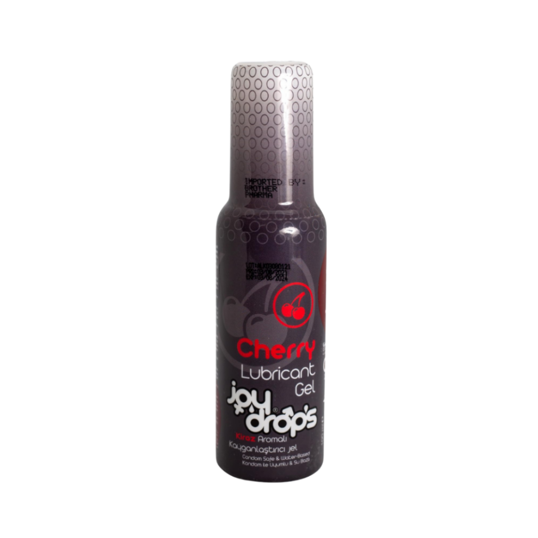 Joy Drops Cherry Lubricant Gel - 100ml | جل مرطب شخصي بعبير الكرز - 100 مل