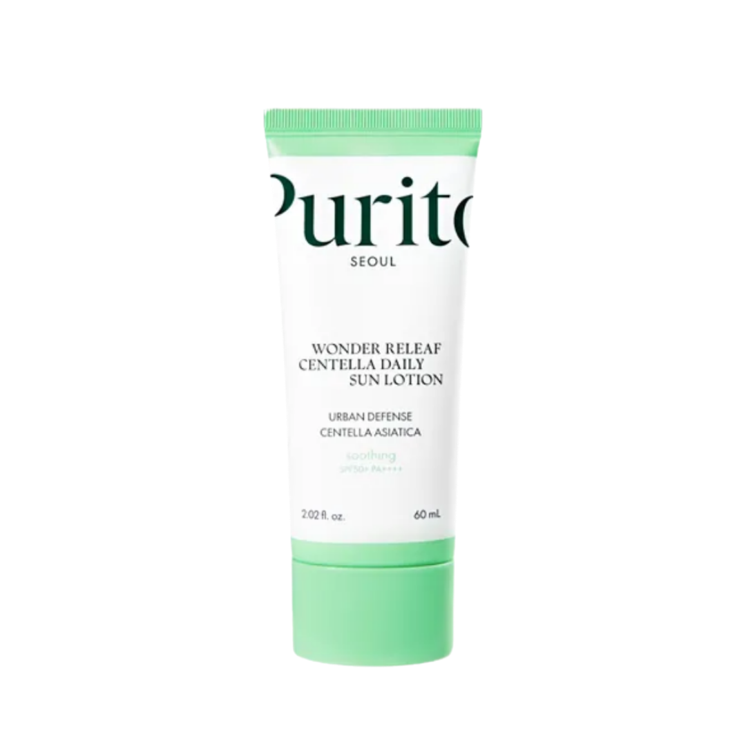 Purito Wonder Releaf Centella Daily Sun Lotion - 60ml | بوريتو واقي شمسي لوشن بالسنتيلا - 60 مل