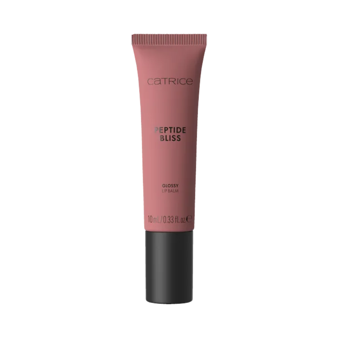Catrice Peptide Bliss Glossy Lip Balm 10ml in mauve squeeze tube with black cap