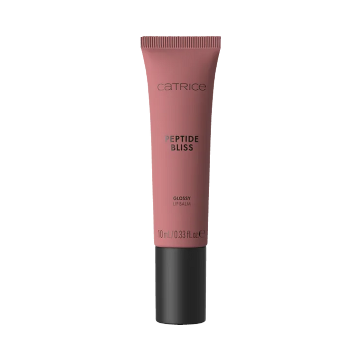 Catrice Peptide Bliss Glossy Lip Balm 10ml in mauve squeeze tube with black cap