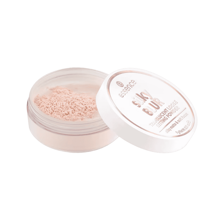 essence silky BLUR Translucent Loose Setting Powder - 9g | إيسنس بودرة تثبيت مكياج شفافة سيلكي بلر - 9 غرام