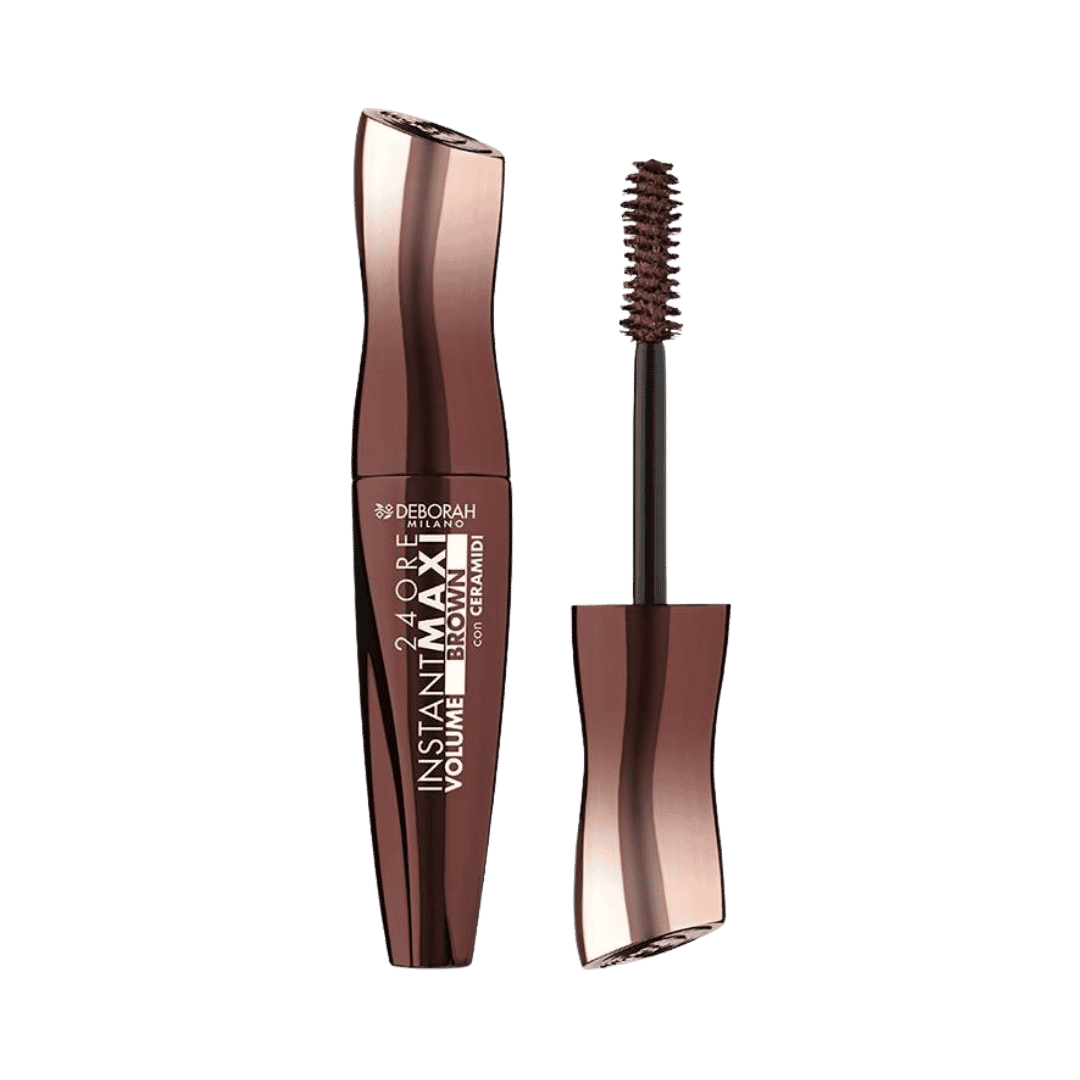 Deborah Milano 24Ore Instant Maxi Volume Mascara Brown - 12ml | ديبورا ميلانو 24 أور ماسكارا فورية لتكثيف الرموش باللون البني - 12 مل