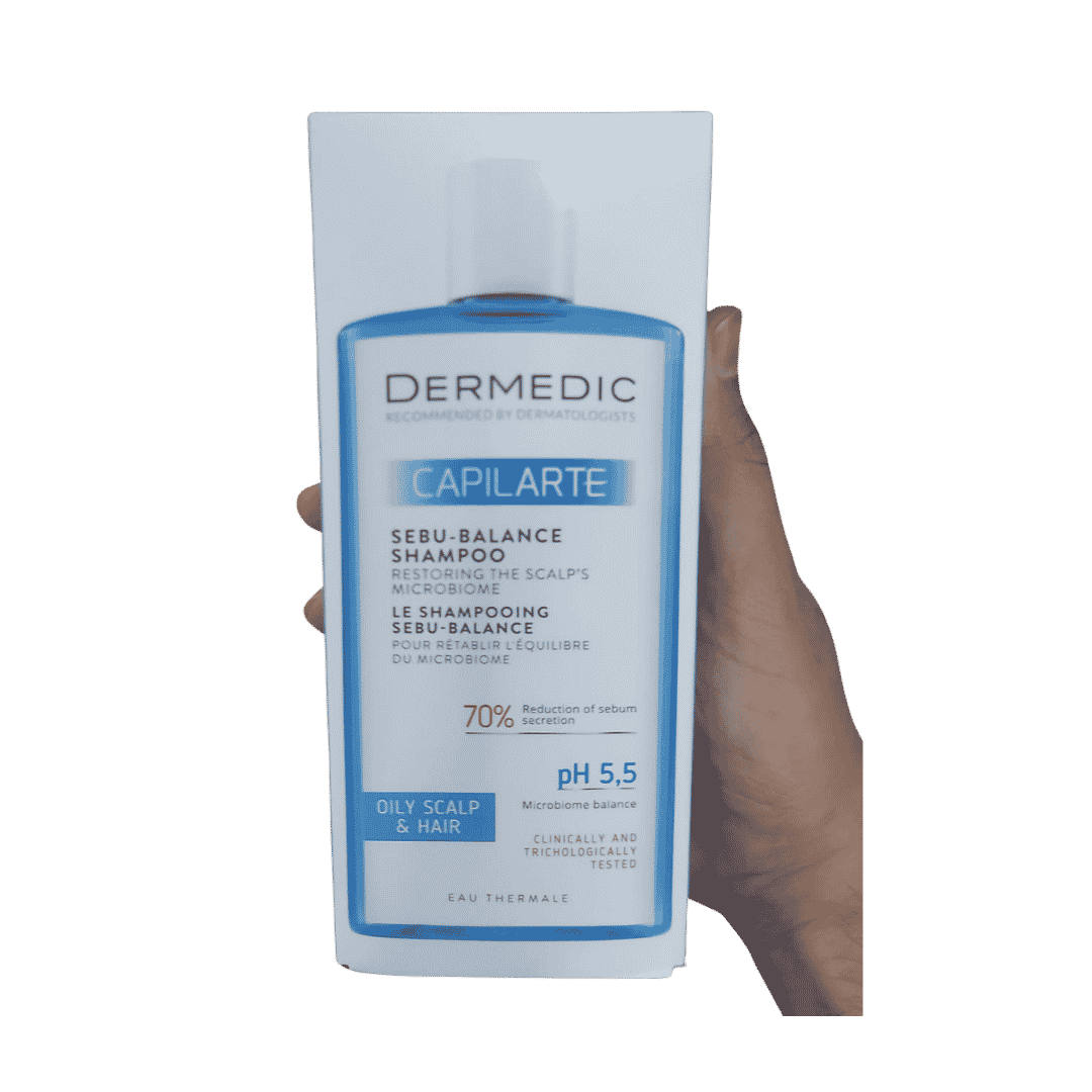 DERMEDIC Sebu-Balance Shampoo restoring the scalp microbiome - 300ml | ديرمديك شامبو معالج للفروة الدهنية ومضاد للتساقط -300  مل