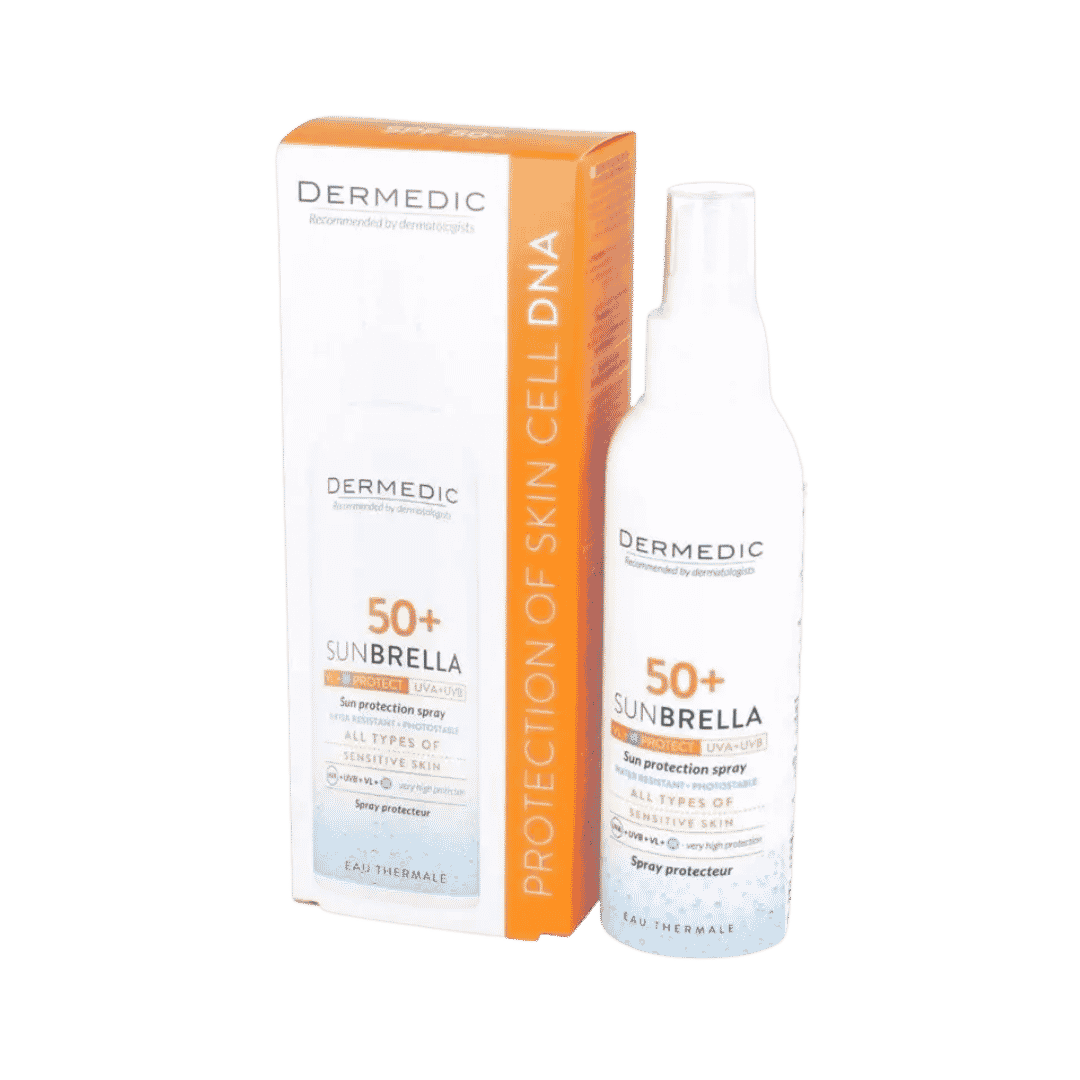 DERMEDIC unBrella sun Protection Spray Spf50 - 150ml | ديرمديك واقي شمسي بخاخ spf50 - 150 مل