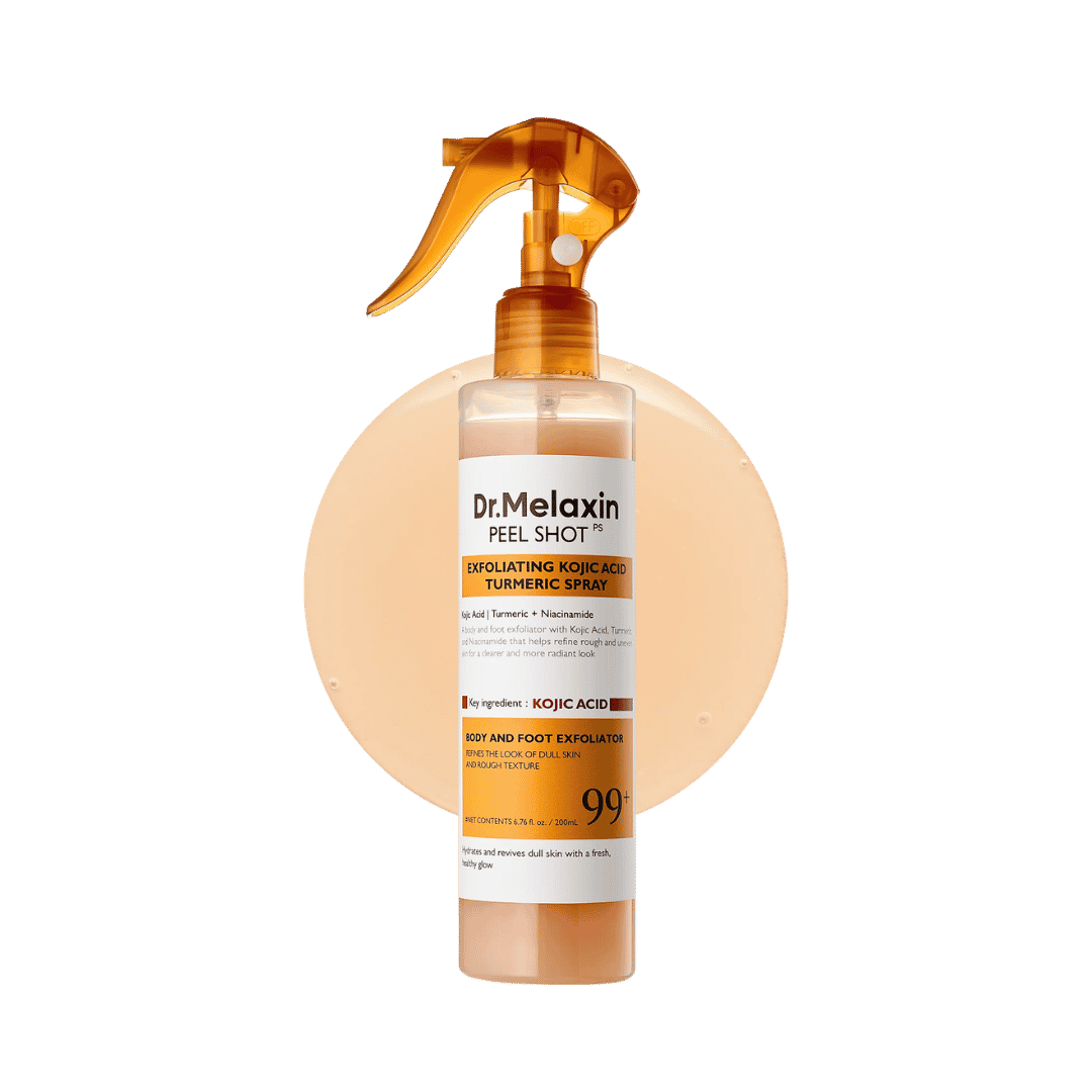 Dr.Melaxin Peel Shot Exfoliating Kojic Acid Turmeric Spray - 200ml | د. ميلاكسين بخاخ تقشير بحمض الكوجيك والكركم - 200 مل