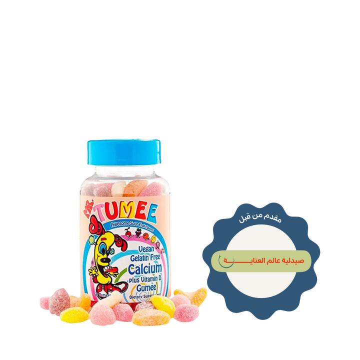 Mr.TUMEE
 Calcium Plus Vitamin D - 60pcs| مستر تومي كالسيوم مع فيتامين دال – 60 قطعة