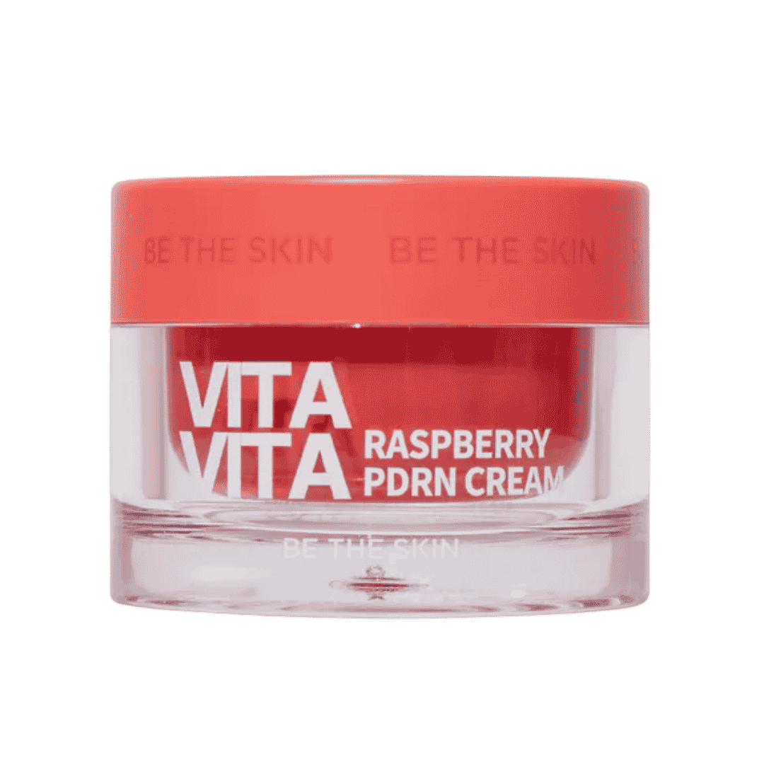 BE THE SKIN Raspberry PDRN Cream 50g | بي ذا سكين كريم مرطب بالتوت الاحمر والبي دي ار ان - 50 غ