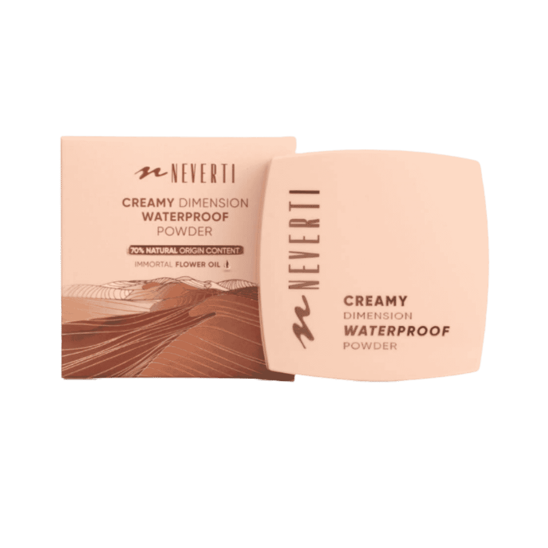 Neverti Waterproof Powder - 10g | نيفرتي بودرة مضغوطة كريمية دايمشن - 10غ