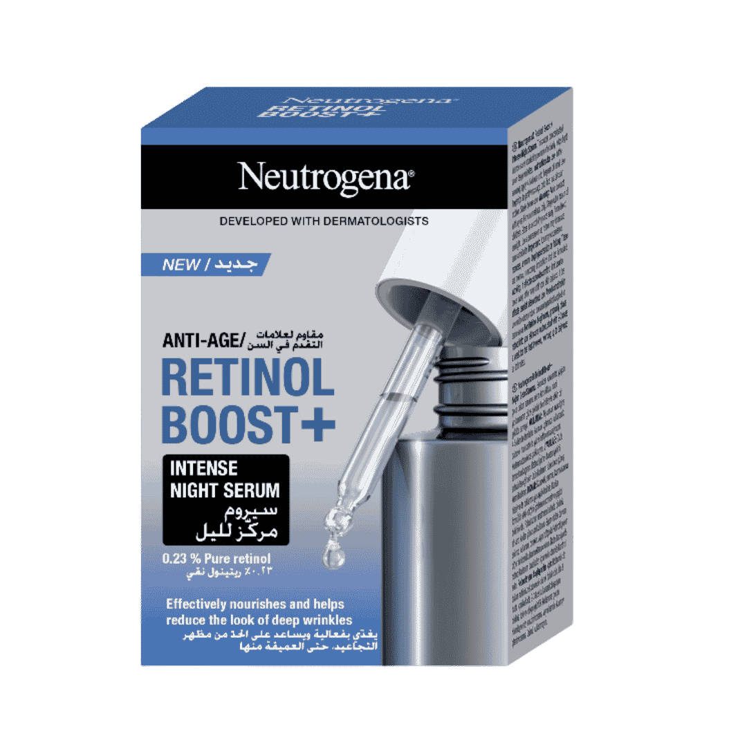 Neutrogena Retinol Boost Serum - 30ml | نيتروجينا سيروم ليلي مركز  - 30 مل