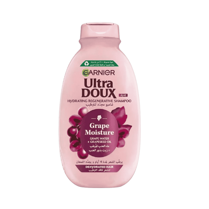Garnier Ultra Doux Grape Moisture Water Shampoo - 400ml | غارنييه ألترا دو شامبو ماء العنب المرطب - 400 مل