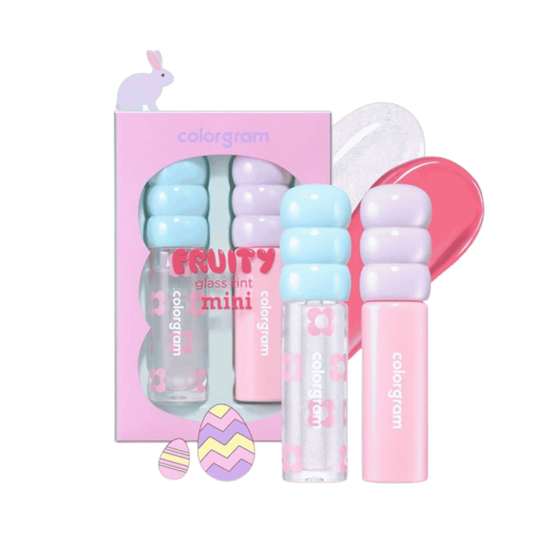 COLORGRAM Fruity Glass 03 Set - 10ml | كولورجرام مجموعة تنت لامع للشفاه - 10مل