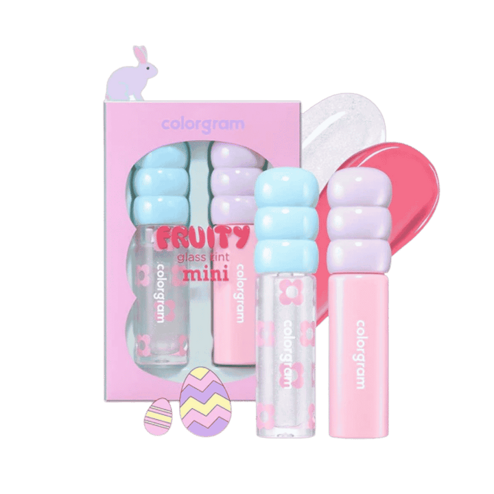 COLORGRAM Fruity Glass 03 Set - 10ml | كولورجرام مجموعة تنت لامع للشفاه - 10مل