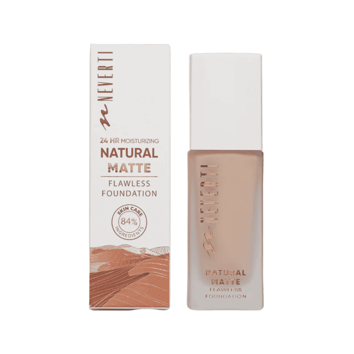 Neverti Natural Matte Flawless Foundation - 32ml | نيفرتي فاونديشن مات - 32 مل