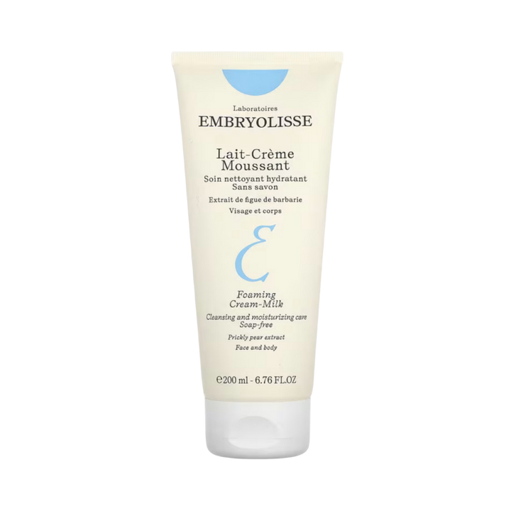 Embryolisse Lait-Crème Moussant Foaming Cream Milk 200ml cream tube with white flip cap