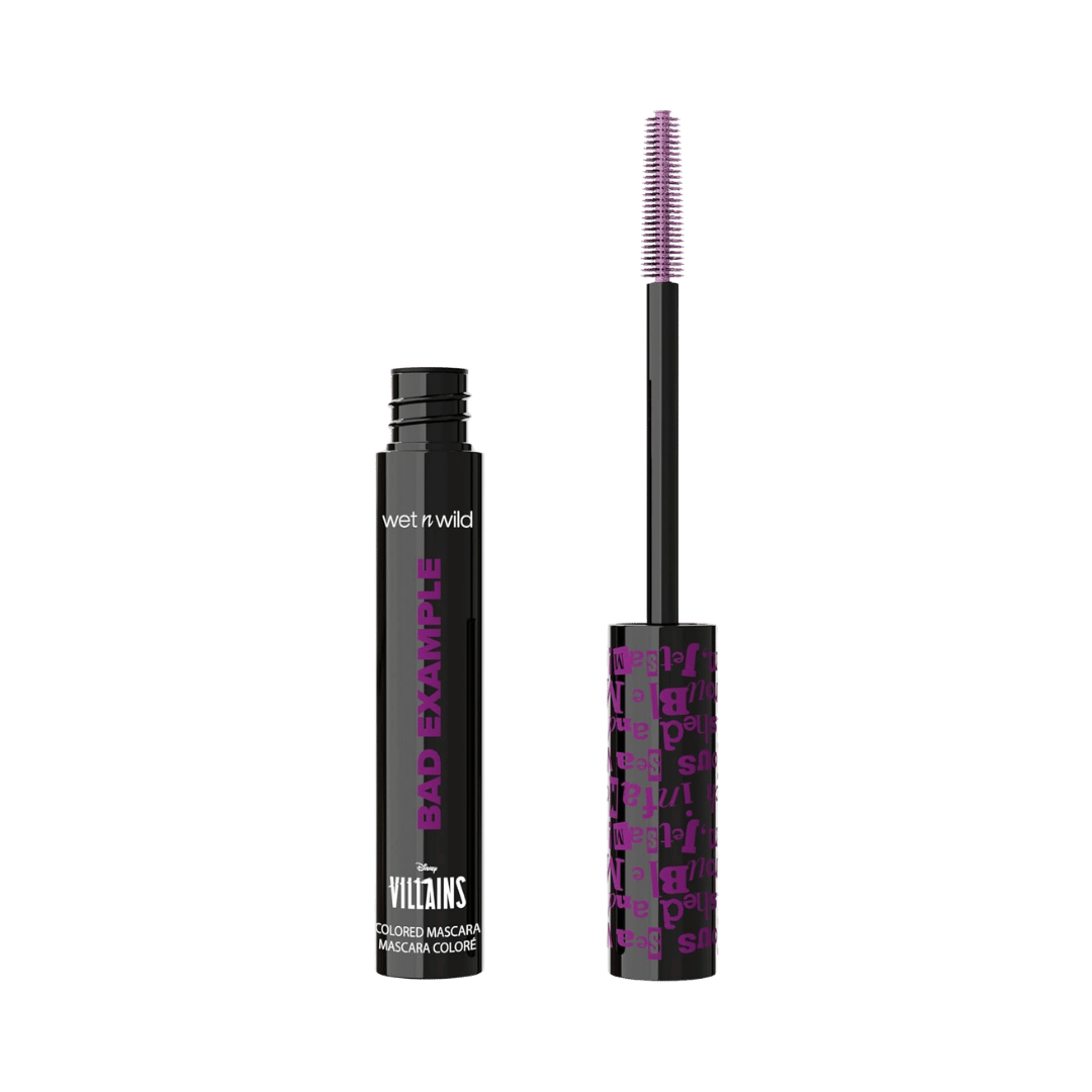 Wet n Wild x Disney Villains Bad Example Color Mascara, Volumizing | ويت ان وايلد ديزني فيلنز ماسكارا ملونة باد إكزامبل لتكثيف الرموش