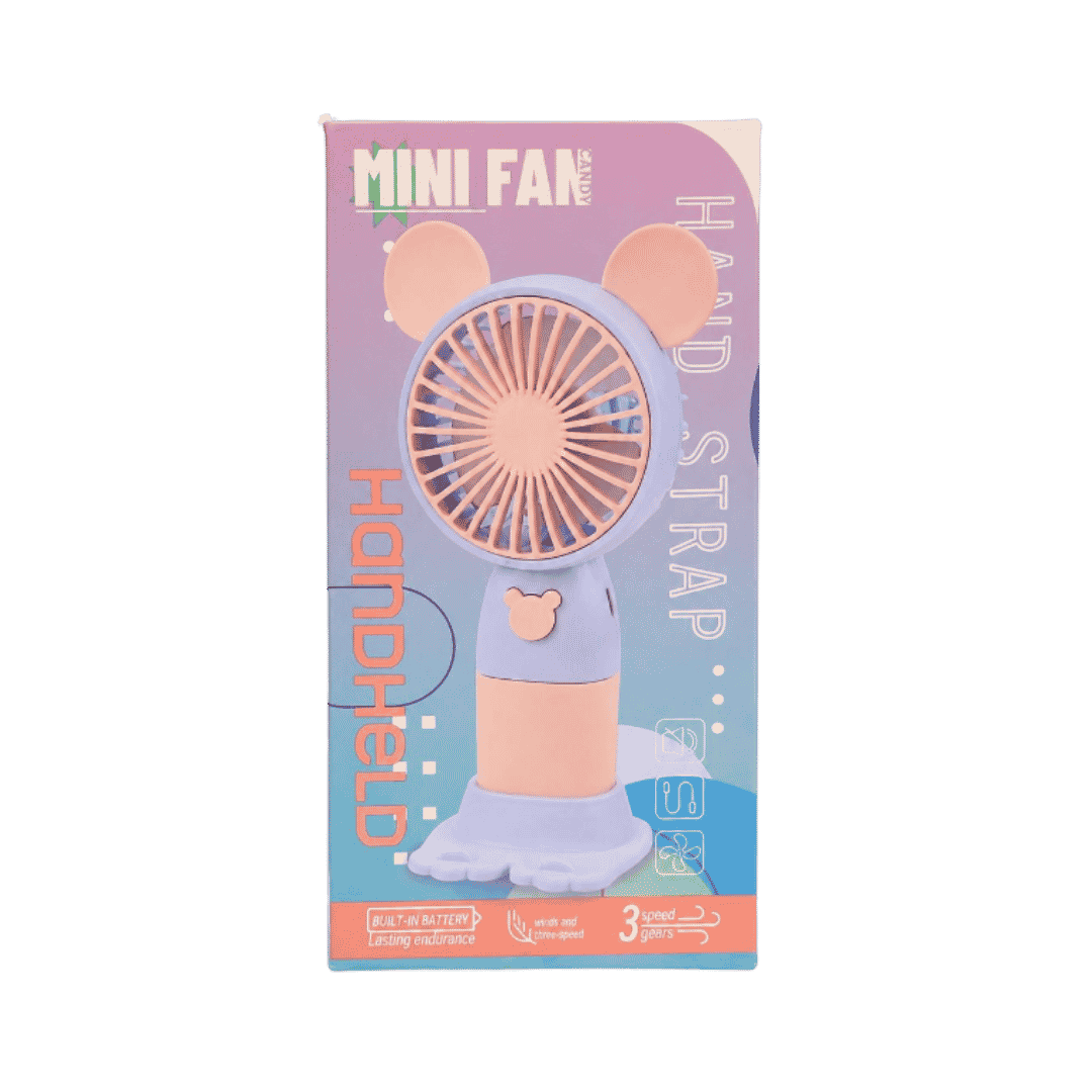 wonder fan Mini Fan Hand Strap | وندر فان مروحة صغيرة محمولة مع حزام يد
