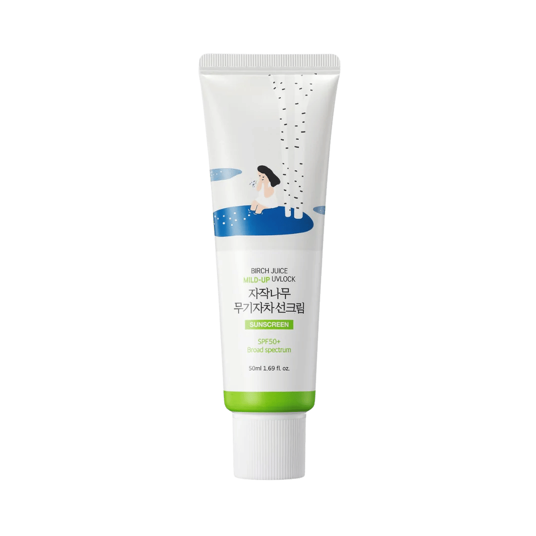 ROUND LAB BIRCH JUICE MILD-UP SUNSCREEN - 50ml | راوند لاب واقي شمس ميلد أب - 50مل