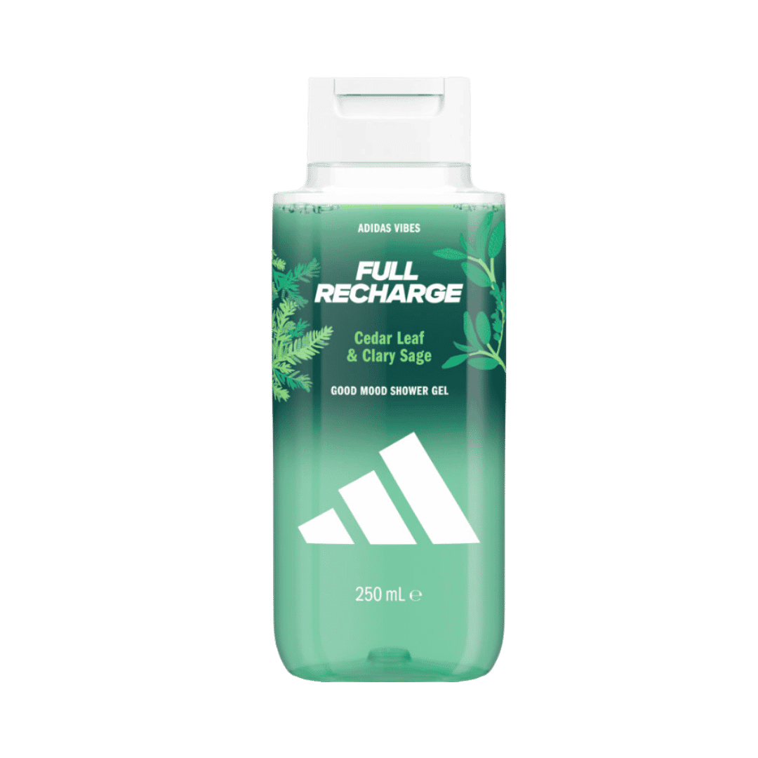 Adidas Vibes Full Recharge Shower Gel - 250ml | اديداس فايبز جل استحمام - 250 مل