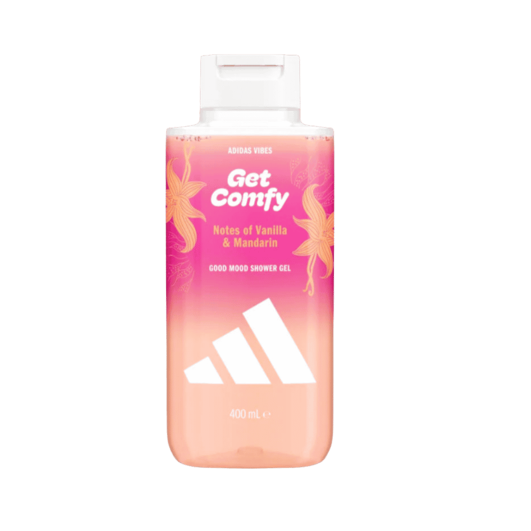 Adidas Vibes Get Comfy Good Mood Shower Gel - 400ml | أديداس جل استحمام بالفانيلا والماندرين - 400 مل