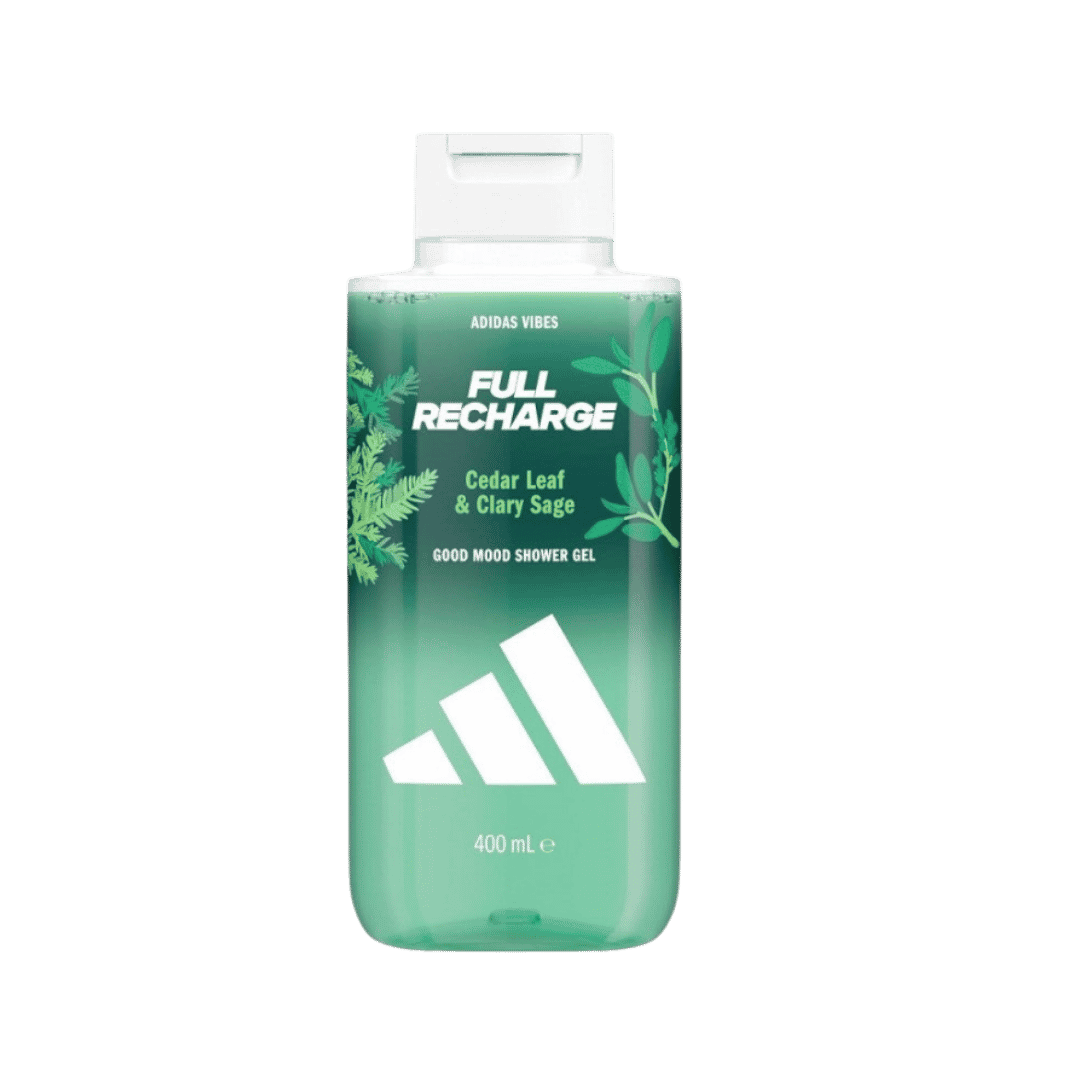 Adidas Vibes Full Recharge Good Mood Shower Gel - 400ml | اديداس جل استحمام للمزاج الجيد - 400 مل