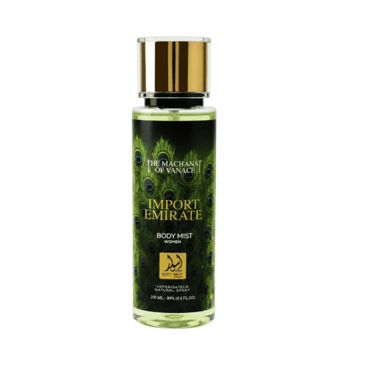 ASWAR BODY MIST  IMPORT EMIRATE W 250ML | اسوار بدي مست معطر للجسم 250 مل