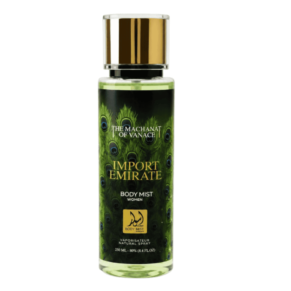 ASWAR BODY MIST  IMPORT EMIRATE W 250ML | اسوار بدي مست معطر للجسم 250 مل
