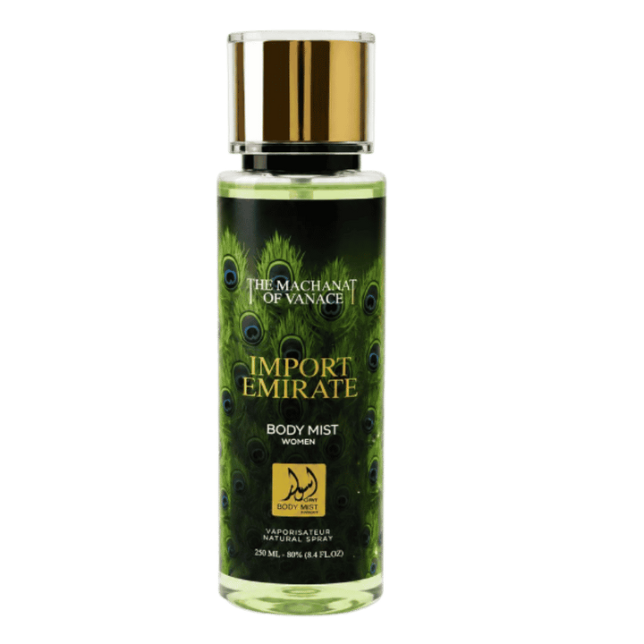 ASWAR BODY MIST  IMPORT EMIRATE W 250ML | اسوار بدي مست معطر للجسم 250 مل