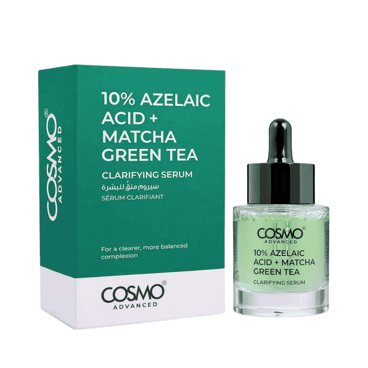 Cosmo 10% Azelaic Acid + Matcha Green Tea - 40ml | كوزمو سيروم حمض الأزيليك 10% مع شاي الماتشا الأخضر - 40 مل
