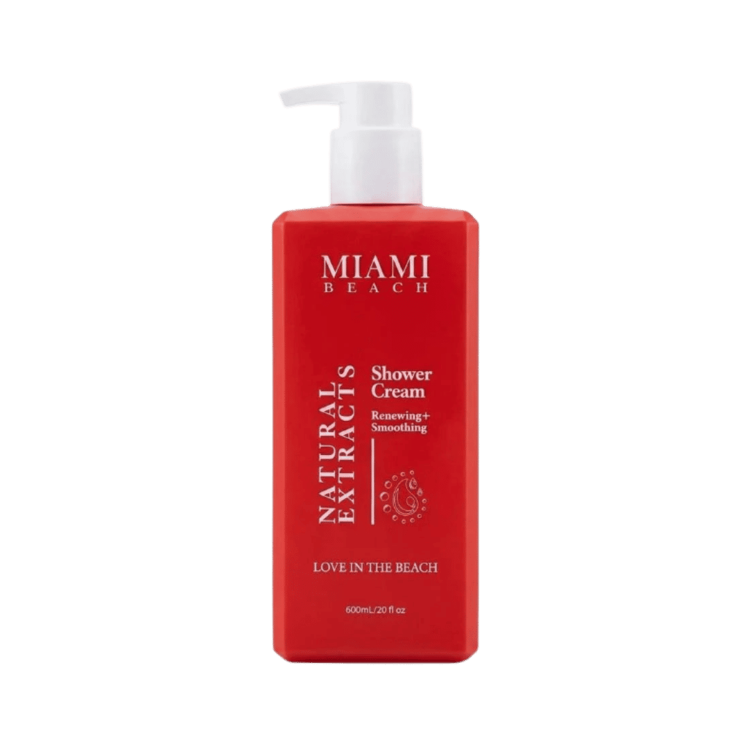 MIAMI BEACH Shower Renewing +Smoothing Love In The Beach - 600ml | ميامي بيتش كريم استحمام - 600مل