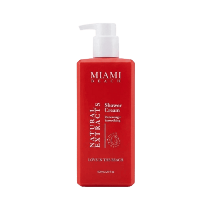 MIAMI BEACH Shower Renewing +Smoothing Love In The Beach - 600ml | ميامي بيتش كريم استحمام - 600مل