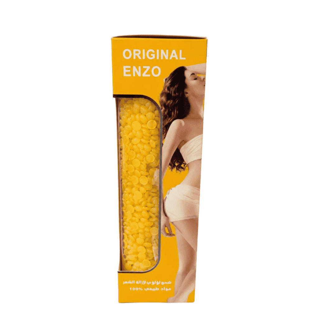 ENZO Hair Remover Wax For Face & Body - 400g | انزو شمع لإزالة الشعر - 400غ