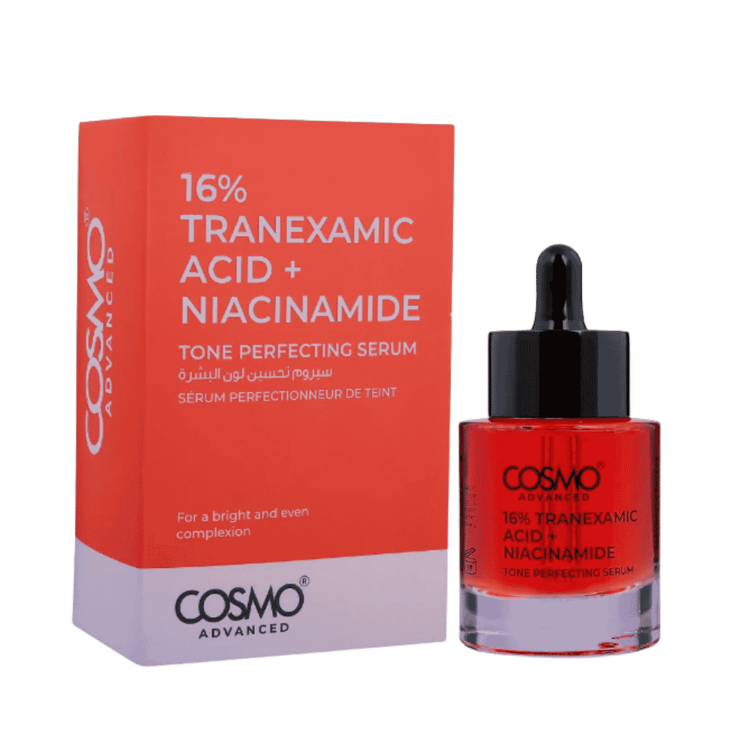 Cosmo 16 % Tranexamic Acid + Niacinamide - 40ml | كوزمو سيروم تحسين لون البشرة 16% حمض ترانيكساميك + نياسيناميد - 40مل