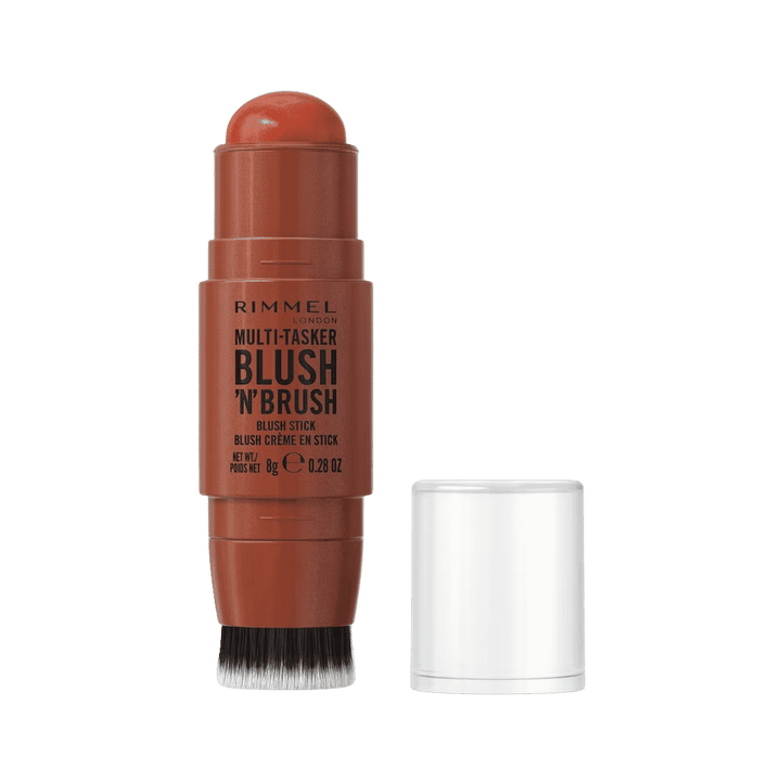 Rimmel Multi-Tasker Blush'N'Brush - 8g | ريميل بلاشر كريمي مع فرشاة مدمجة - 8 غرام