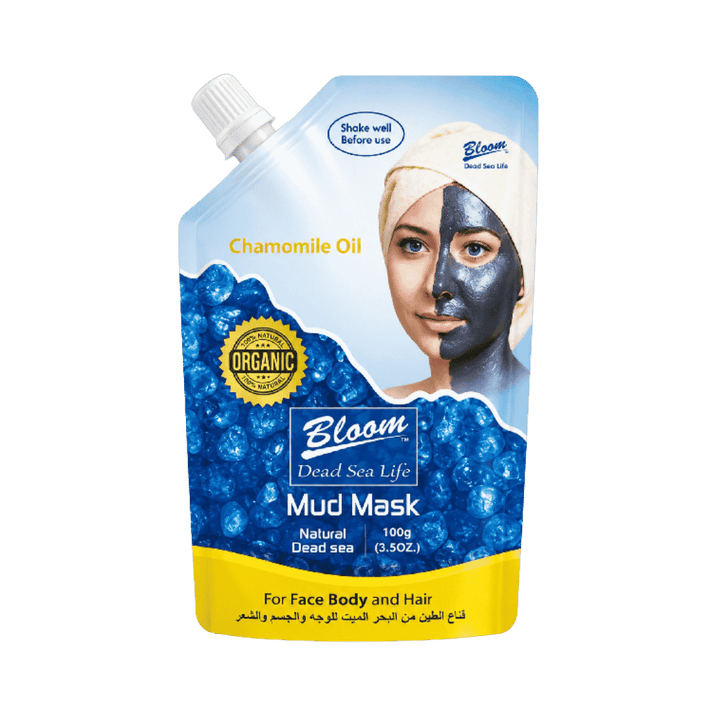 Bloom Dead Sea Mud Mask Chamomile Oil - 100ml | بلوم ماسك طين البحر الميت بزيت البابونج - 100 غرام