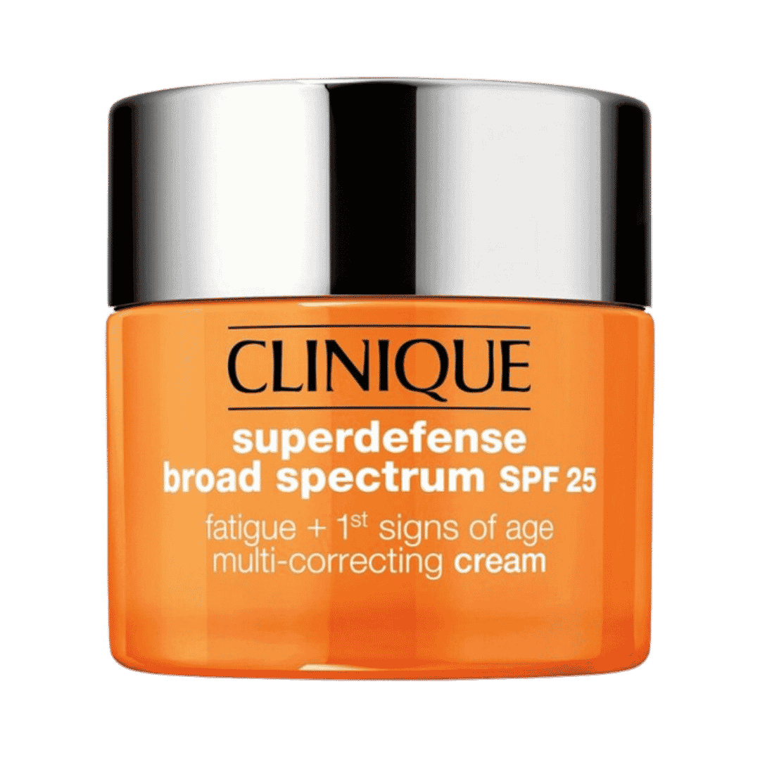 Clinique Superdefense SPF 25 Fatigue + 1st Signs Of Age Multi-Correcting Cream - 50ml | كلينك كريم نهاري مع عامل حماية شمسي لعلامات التقدم بالعمر - 50 مل