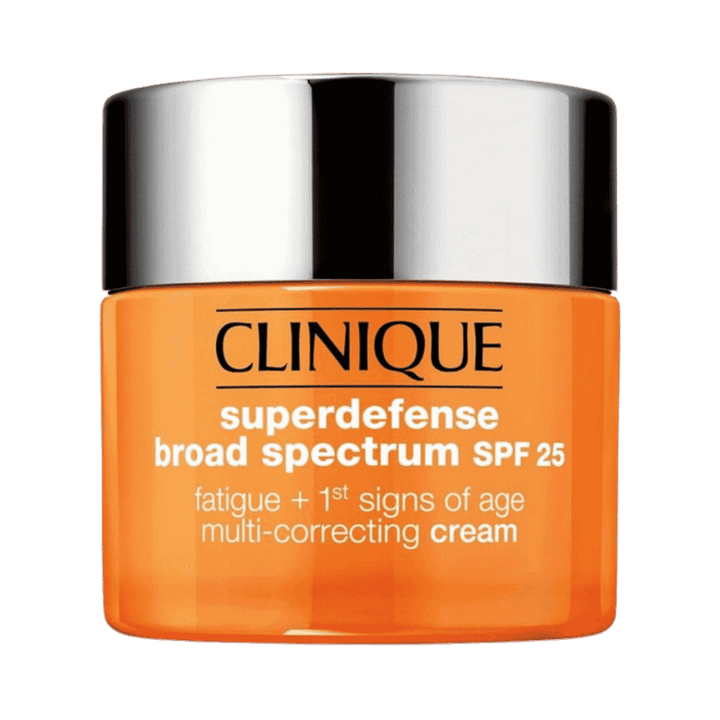 Clinique Superdefense SPF 25 Fatigue + 1st Signs Of Age Multi-Correcting Cream - 50ml | كلينك كريم نهاري مع عامل حماية شمسي لعلامات التقدم بالعمر - 50 مل