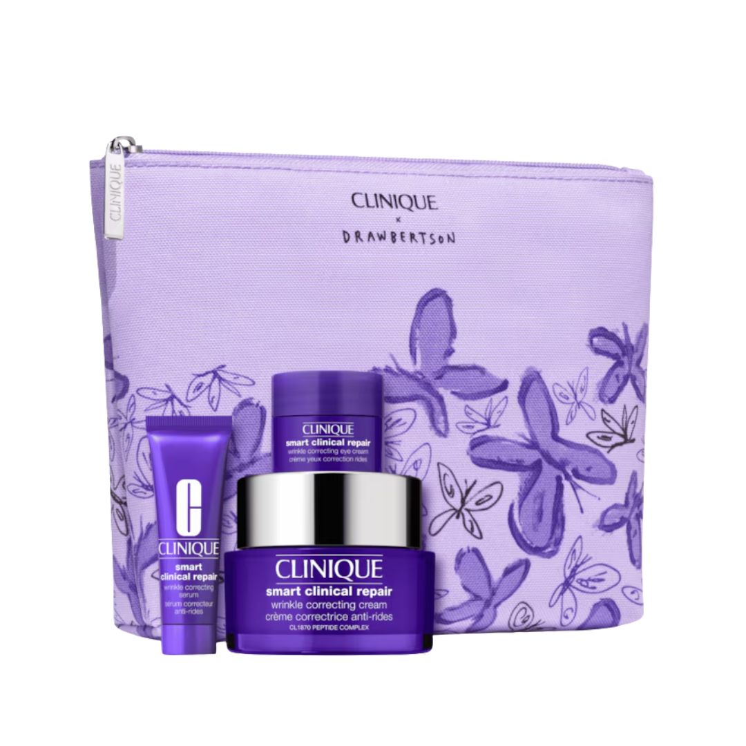 Clinique Smart Smart & Smooth SET | كلينك مجموعة العناية بالوجه سمارت اند سموث