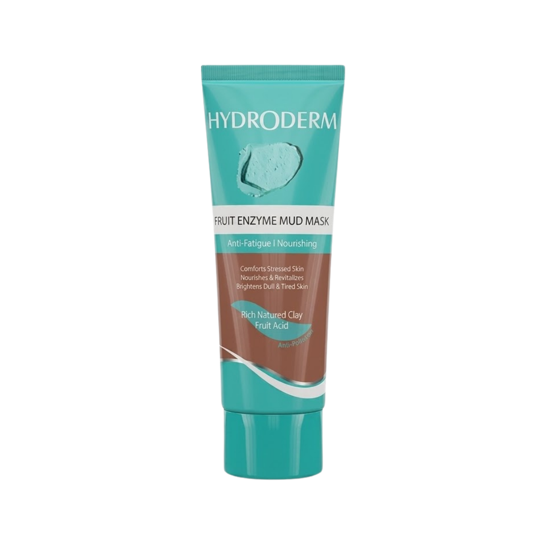 HYDRODERM Frit Rnzyme Mud Mask - 100ml | هيدروديرم ماسك الطين بأنزيمات الفواكه - 100 مل