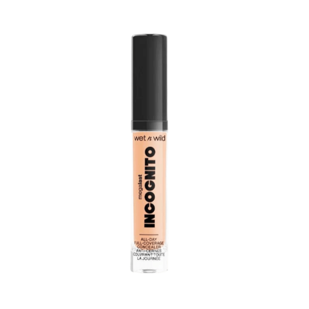 wet n wild MEGALAST INCOGNITO ALL-DAY FULL COVERAGE CONCEALER - 5.5ml | ويت ان وايلد كونسيلر بتغطية عالية يدوم طوال اليوم - 5.5 مل